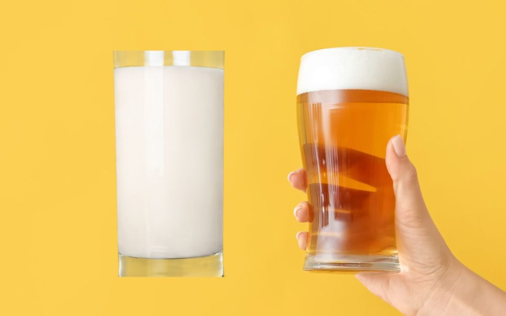 Gội đầu bằng bia và sữa tươi