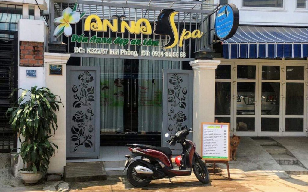 Anna spa - chuyên massage trị liệu cổ vai gáy tại trung tâm Đà Nẵng